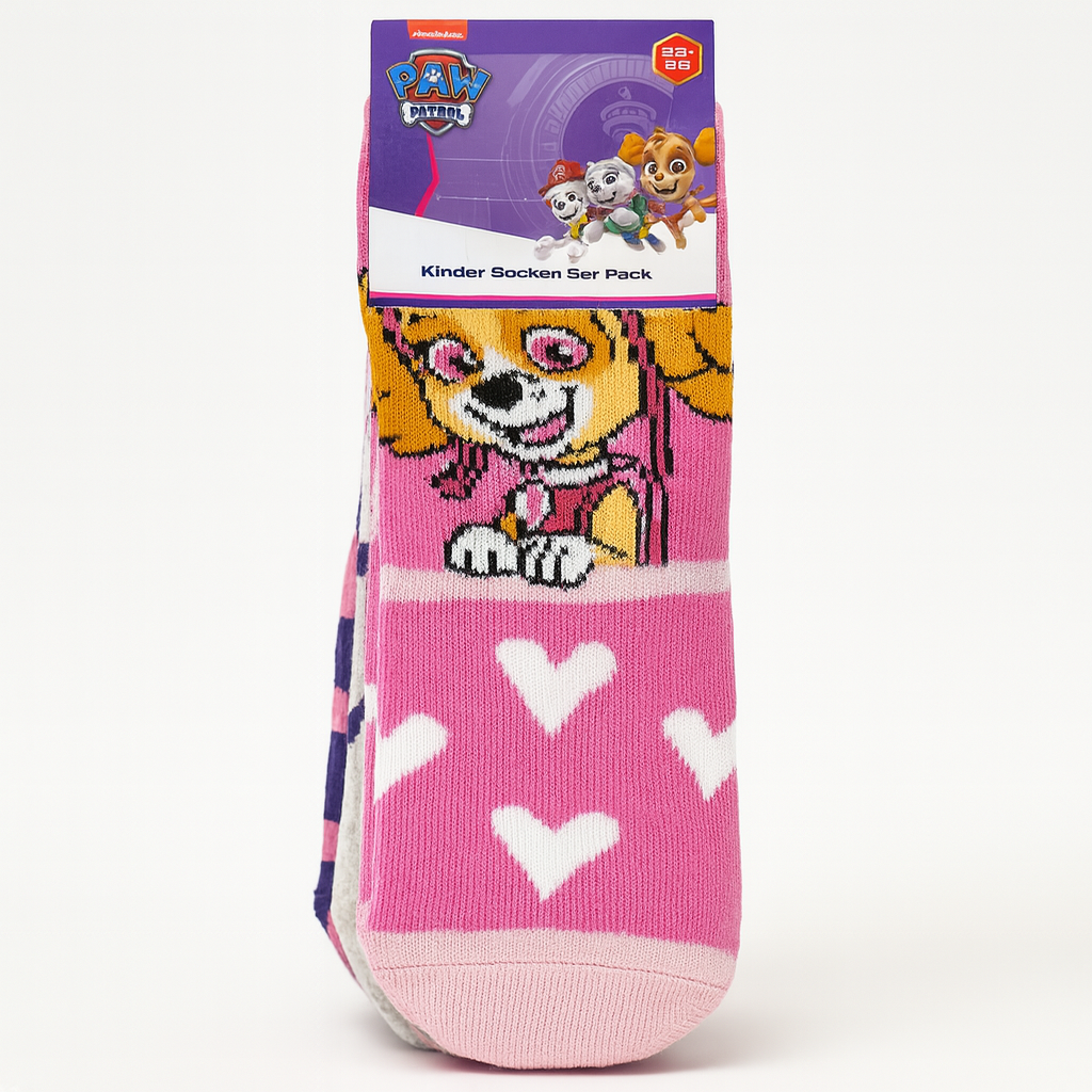 5er Pack Paw Patrol Socken für Kinder – Öko-Tex Standard 100 zertifiziert – Größen 23-26, 27-30, 31-34 Bequeme & Strapazierfähige Kindersocken