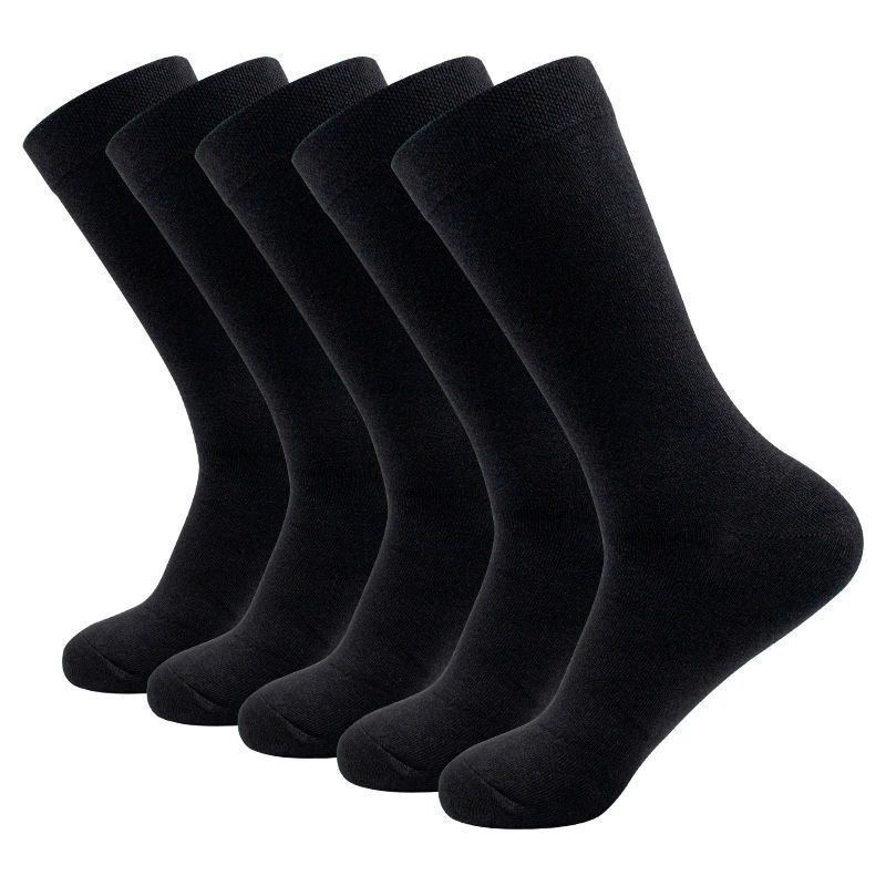 10-30 Paar Herrensocken Schwarz 95% Baumwolle Strümpfe Socken 39-46 Komfortable
