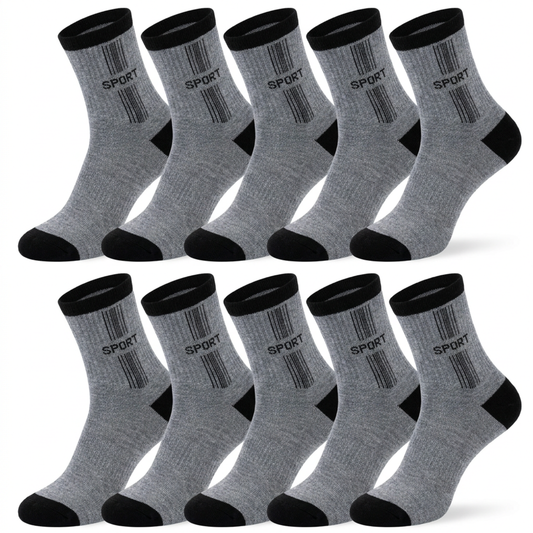 Herren Sport Socken 20/30 Paar – SPORT Design, 95% Baumwolle, Gr. 39–46