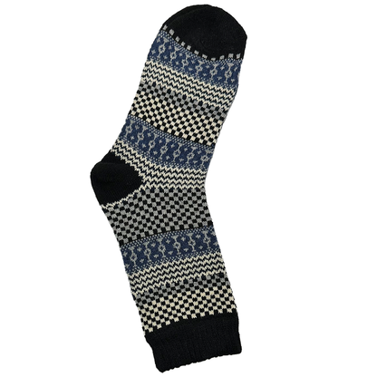 3-9 Paar Herren & Damen Angorawollsocken Vintage warme Vintage stil Wintersocken Geschenk 39-42 43-46