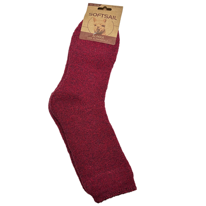 3/6 Paar Alpakasocken für Damen - 100% Alpakawolle - atmungsaktiv und wärmeisolierend 35-38 39-42