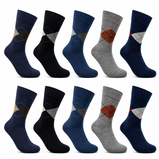 20 Paar Bambus Socken Herren 39-46 – Atmungsaktiv & Weich