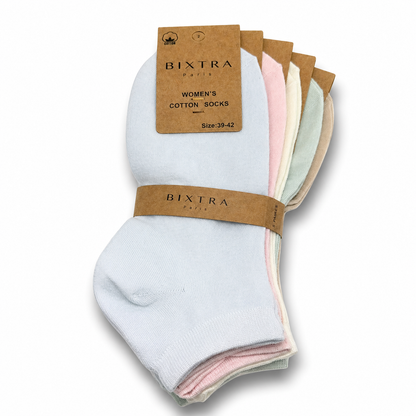 10 oder 20 Paar Damen Sneaker Socken Baumwolle 35-42 Top-Qualität – Basic Set