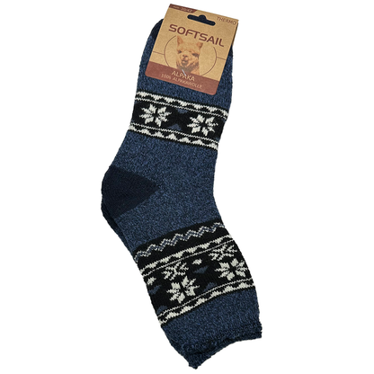 3/6 Paar Alpakasocken für Damen - 100% Alpakawolle - atmungsaktiv und wärmeisolierend  35-38 39-42