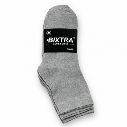 10-30 Paar Herrensocken Grau 95% Baumwolle Strümpfe Socken 39-46 Komfortable