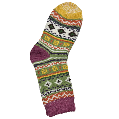 3-9 Paar Damen Angorawollsocken Vintage warme Vintage stil Wintersocken Geschenk 35-38 39-42