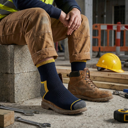 Herren Arbeitssocken Sneaker 20 Paar – Verstärkte Ferse & Spitze, OEKO-TEX®, Gr. 39–46