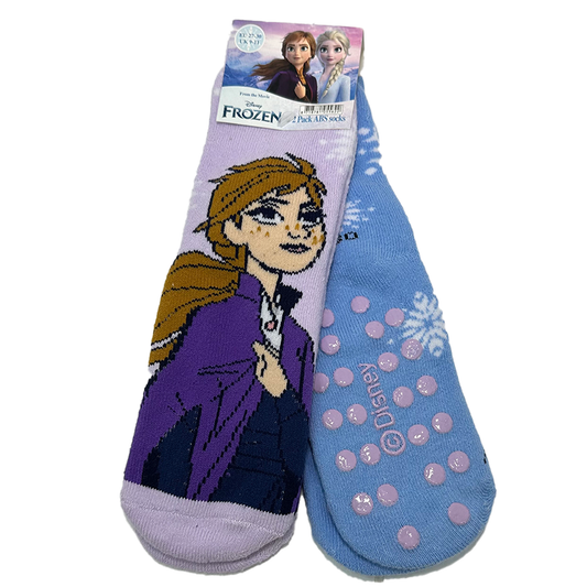 2er Pack Disney Frozen Mädchen ABS-Socken – Kuschelweich & Atmungsaktiv 27-30, 31-34
