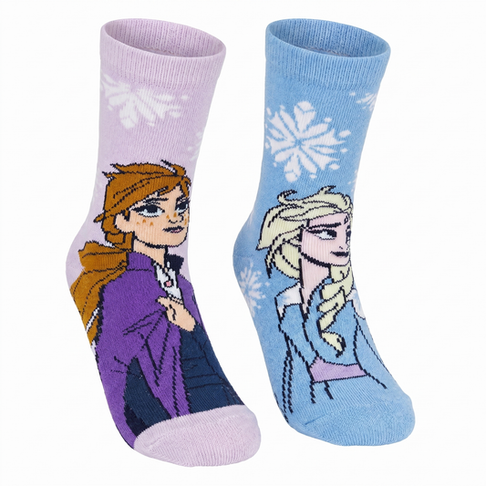 2er Pack Disney Frozen Mädchen ABS-Socken – Kuschelweich & Atmungsaktiv 27-30, 31-34
