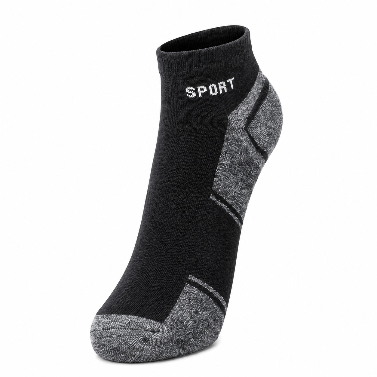 Herren Sportsocken Set – Atmungsaktive Knöchelsocken aus 95% Baumwolle | 10er & 20er Pack