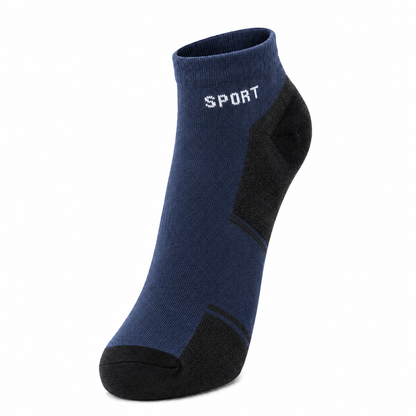 Herren Sportsocken Set – Atmungsaktive Sommer Knöchelsocken aus 95% Baumwolle | 10er & 20er Pack