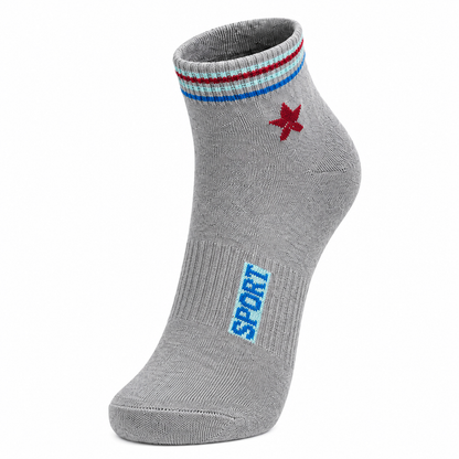 Herren Sportsocken Set – Atmungsaktive Sommer Knöchelsocken aus 95% Baumwolle | 10er & 20er Pack