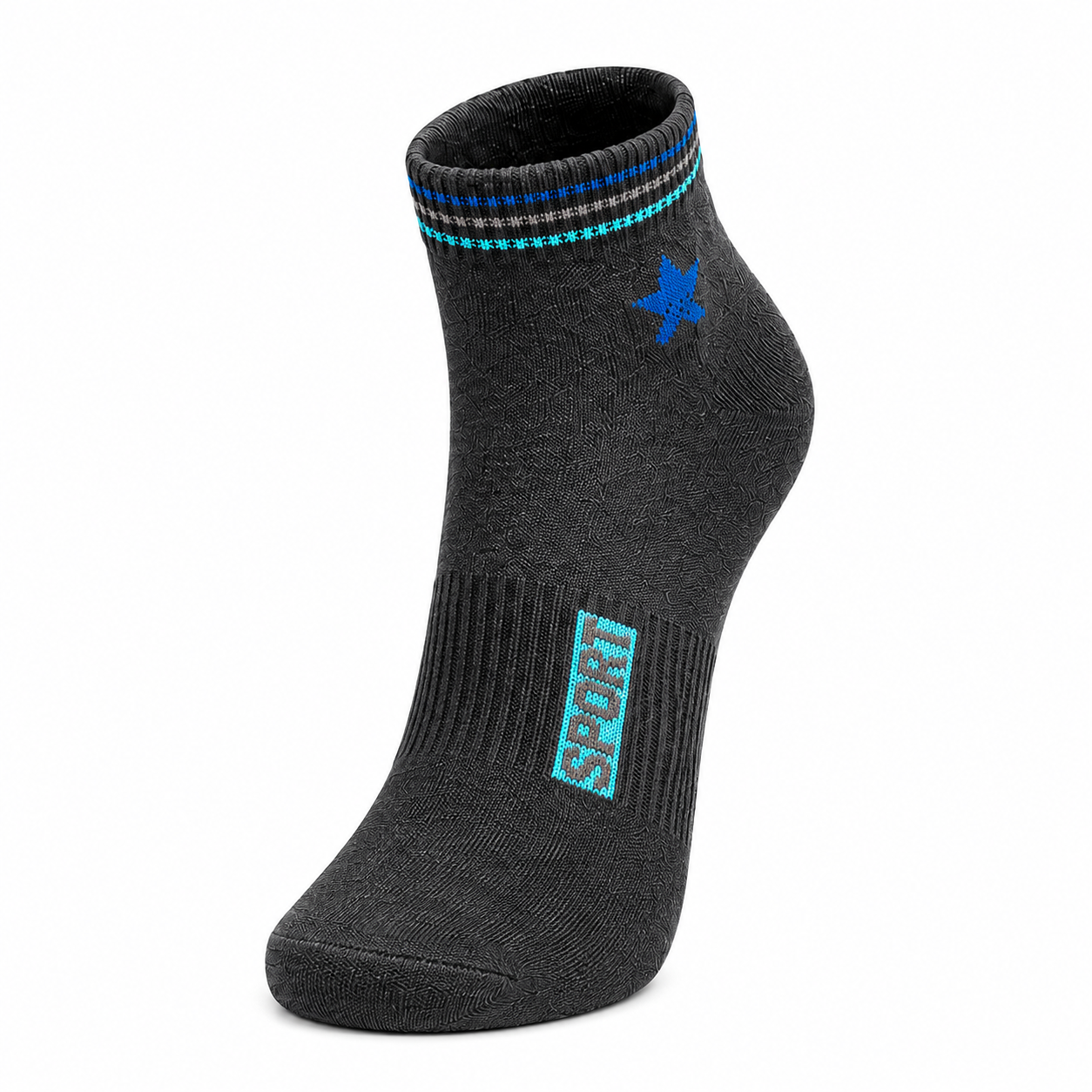 Herren Sportsocken Set – Atmungsaktive Knöchelsocken aus 95% Baumwolle | 10er & 20er Pack