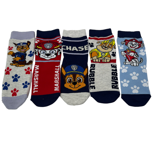 5er Pack Paw Patrol Socken für Kinder – Öko-Tex Standard 100 zertifiziert – Größen 23-26, 27-30, 31-34 Bequeme & Strapazierfähige Kindersocken