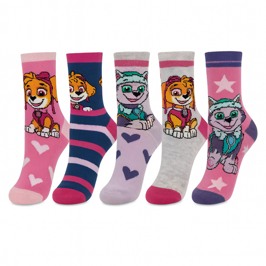 5er Pack Paw Patrol Socken  für Kinder – Öko-Tex Standard 100 zertifiziert – Größen 23-26, 27-30, 31-34 Bequeme & Strapazierfähige Kindersocken