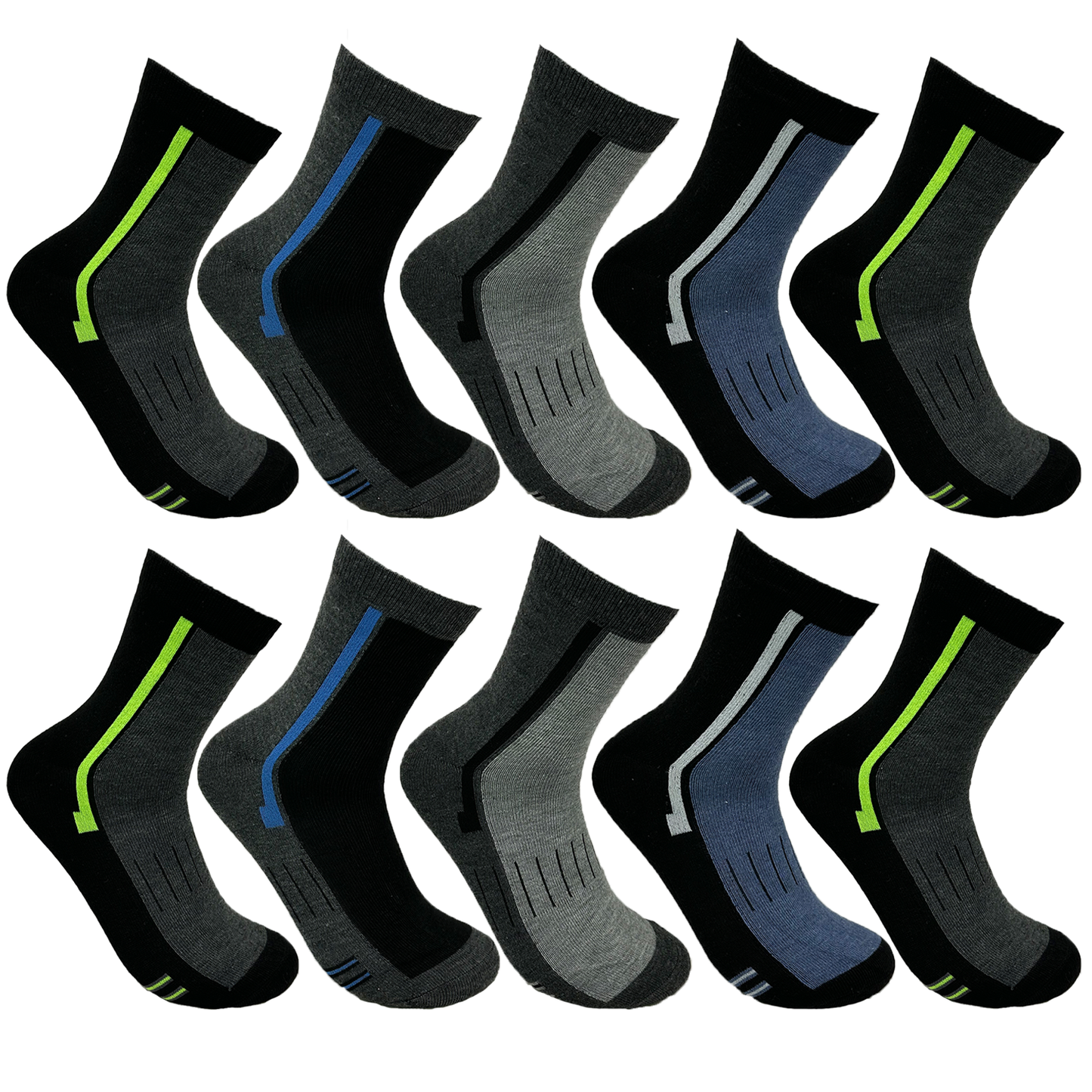 10-30 Paar Tennissocken Sportsocken 95% Baumwolle Arbeitssocken Socken bequem