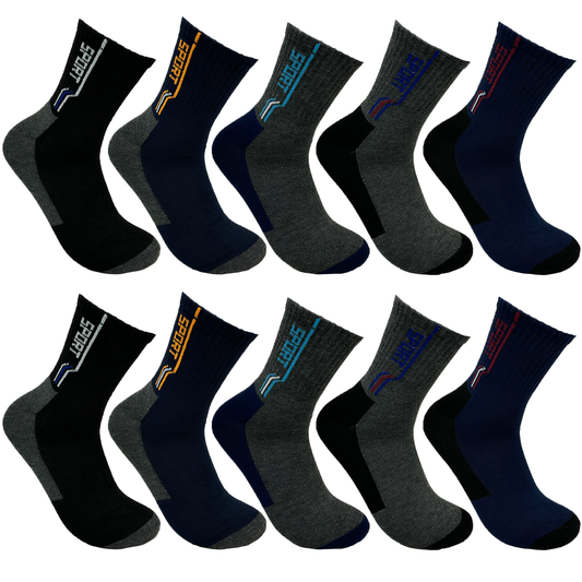10-30 Paar Tennissocken Sportsocken 95% Baumwolle Arbeitssocken Socken bequem