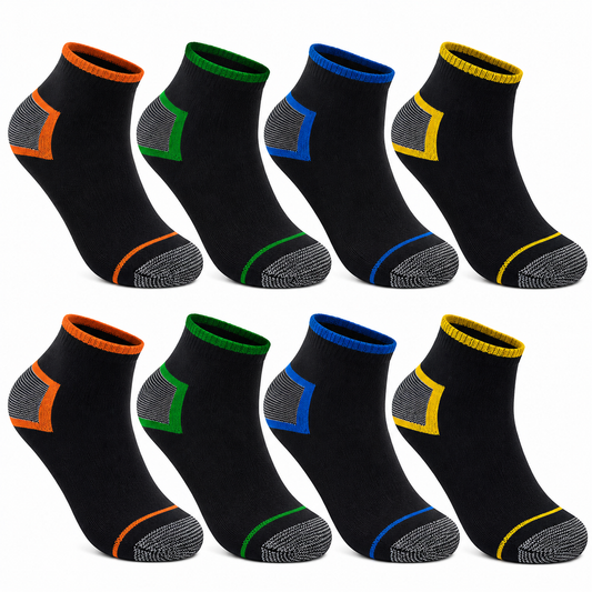 Herren Arbeitssocken Sneaker 20 Paar – Verstärkte Ferse & Spitze, OEKO-TEX®, Gr. 39–46