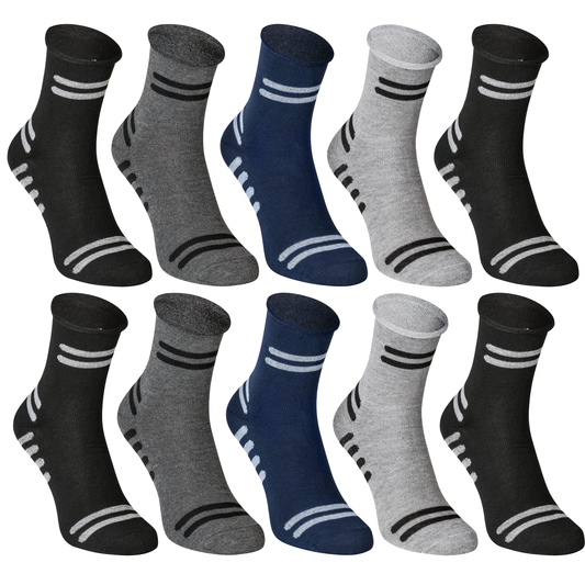 10-30 Paar Herrensocken ohne Gummibund Bequem Atmungsaktiv Komfort Diabetiker