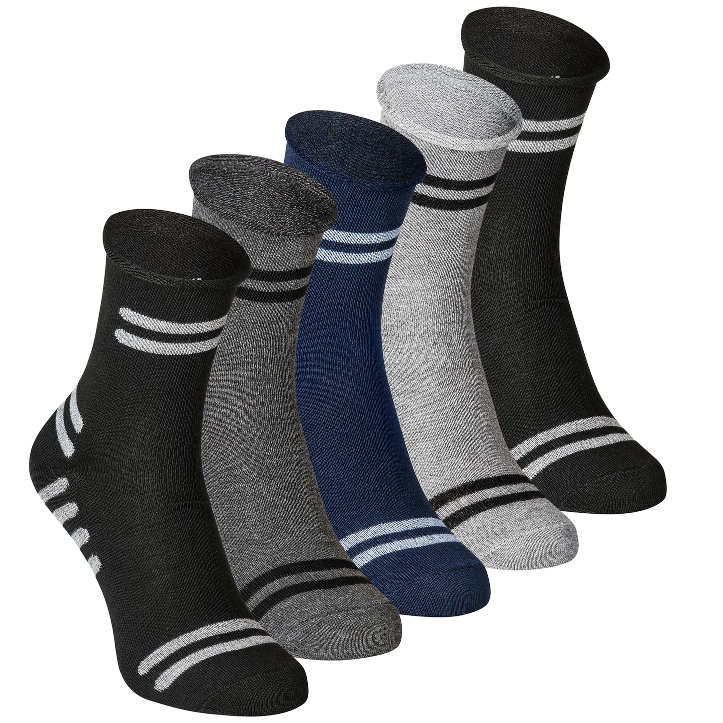 10-30 Paar Herrensocken ohne Gummibund Bequem Atmungsaktiv Komfort Diabetiker