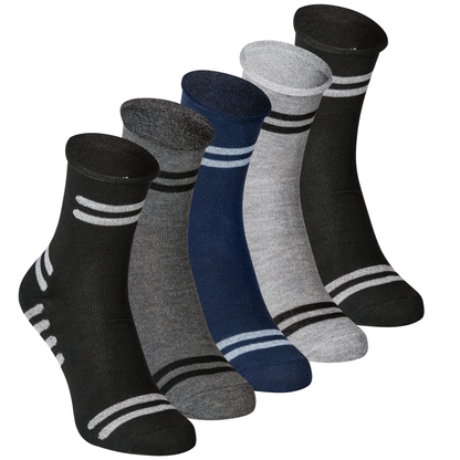 10-30 Paar Herrensocken ohne Gummibund Bequem Atmungsaktiv Komfort Diabetiker