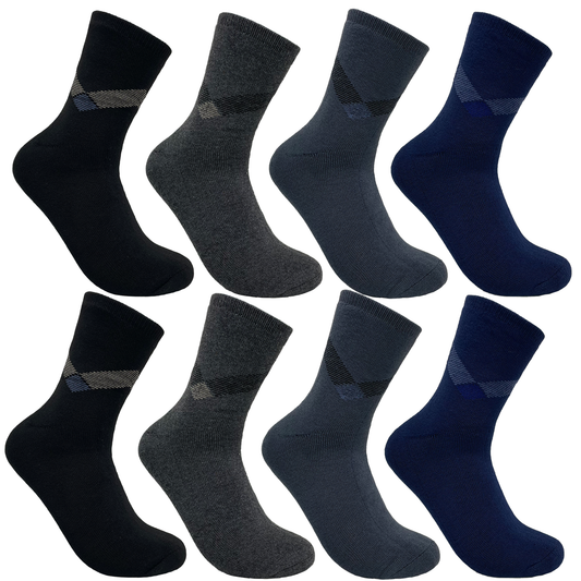 8-24 Paar Thermosocken elastisches Gummi Herren Damen Winter Innenfrotte 39-46